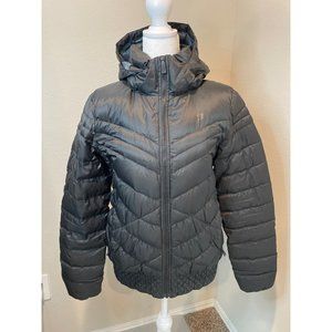 Nike Black Cascade Hooded 700 Down Filled Jacket